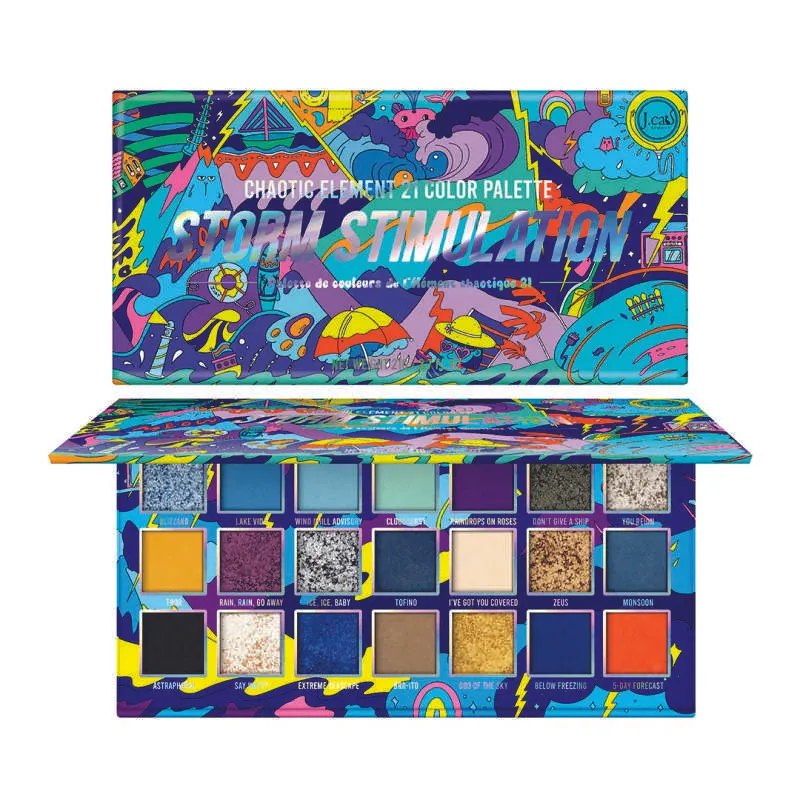 Paleta de Sombras Chaotic Element Jcat Beuty