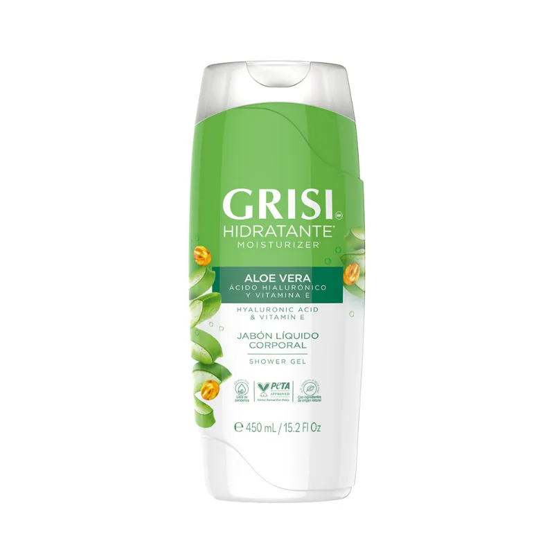 Shower Gel Hidratante Aloe Grisi - Cont. 450 mL
