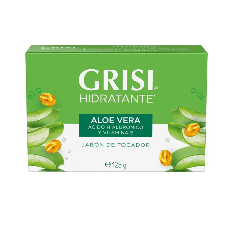 jabon de tocador hidratante aloe grisi - cont. 125 gr