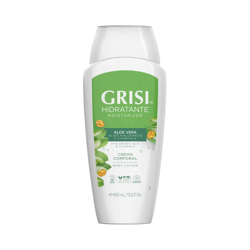 Crema Corporal Hidratante Aloe Grisi - Cont. 400 mL
