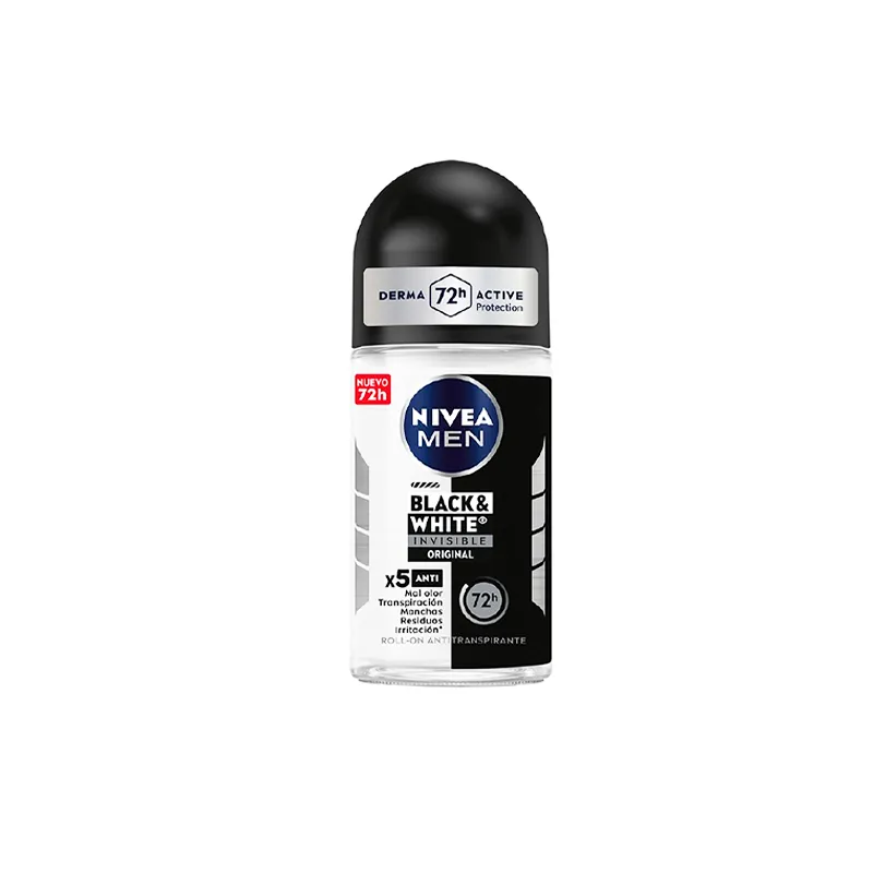 Antitranspirante Invisible Black & White Nivea Men - Cont.50mL