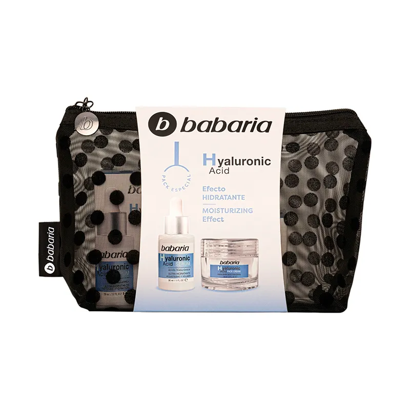Kit Neceser + Serum Ácido Hialurónico + Crema Facial Hidratante