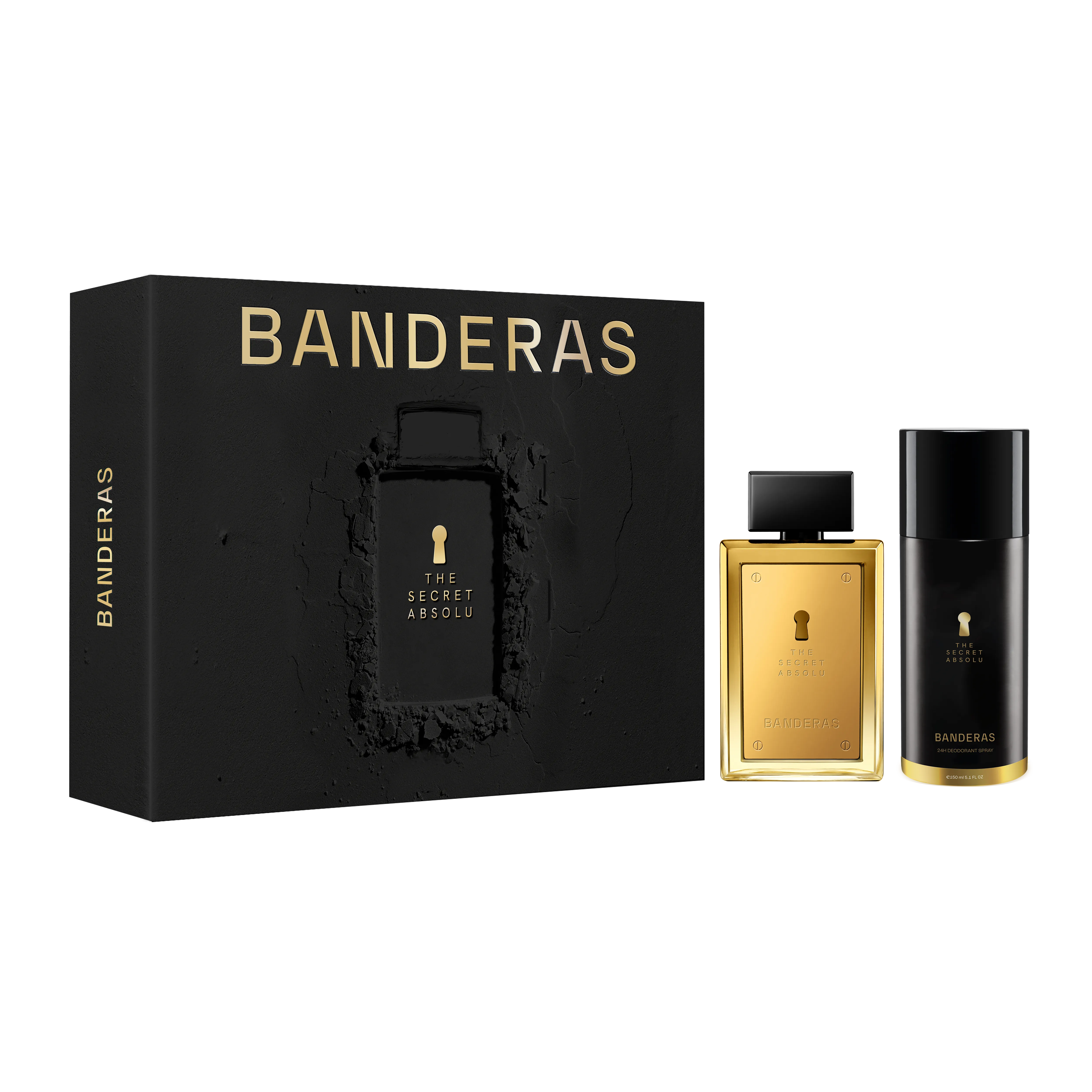 Set The Secret Absolu Eau de Parfum 100 mL + Deo 150 mL Antonio Banderas