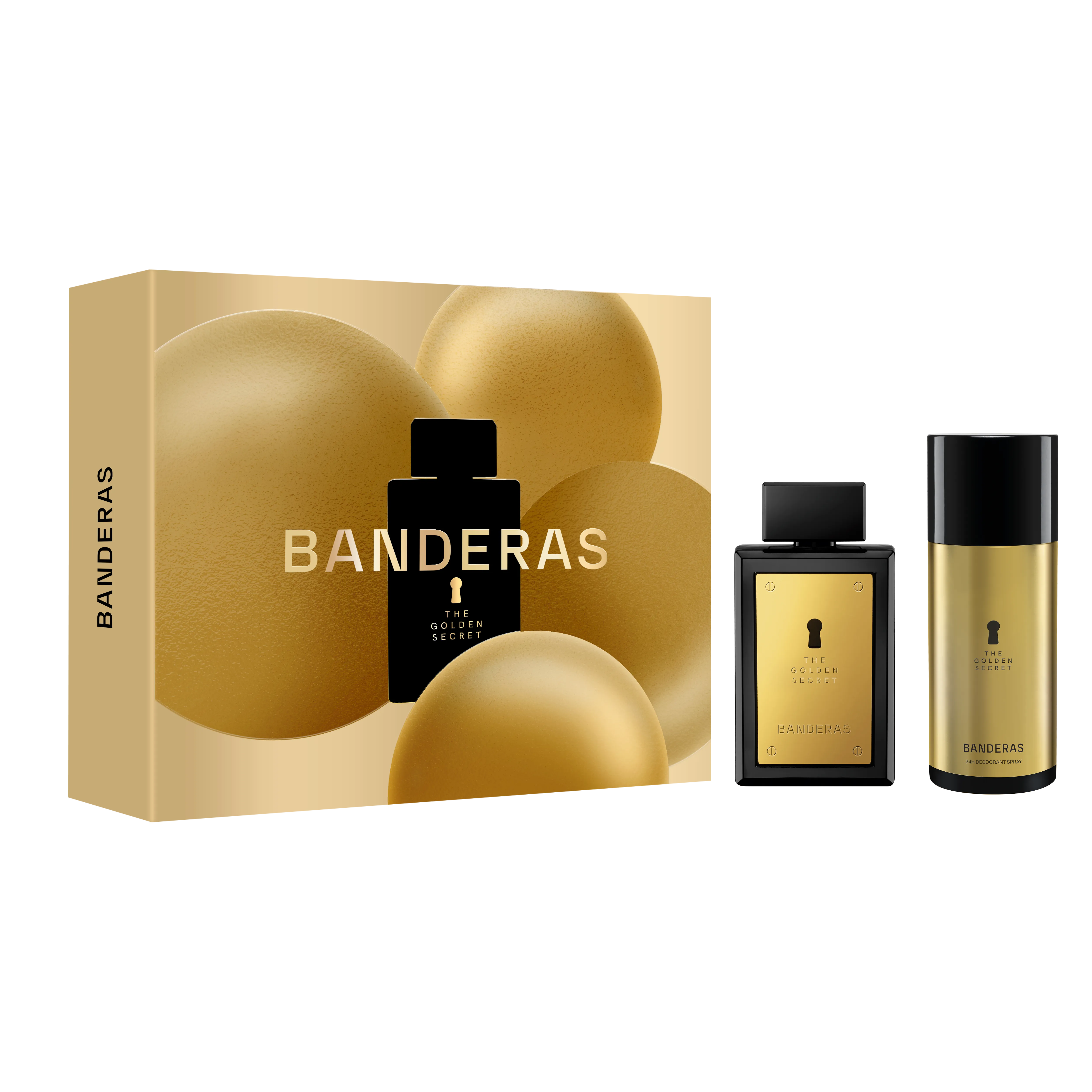 Set The Golden Secret Eau de Toilette 100 mL + Deo 150 mL Antonio Banderas