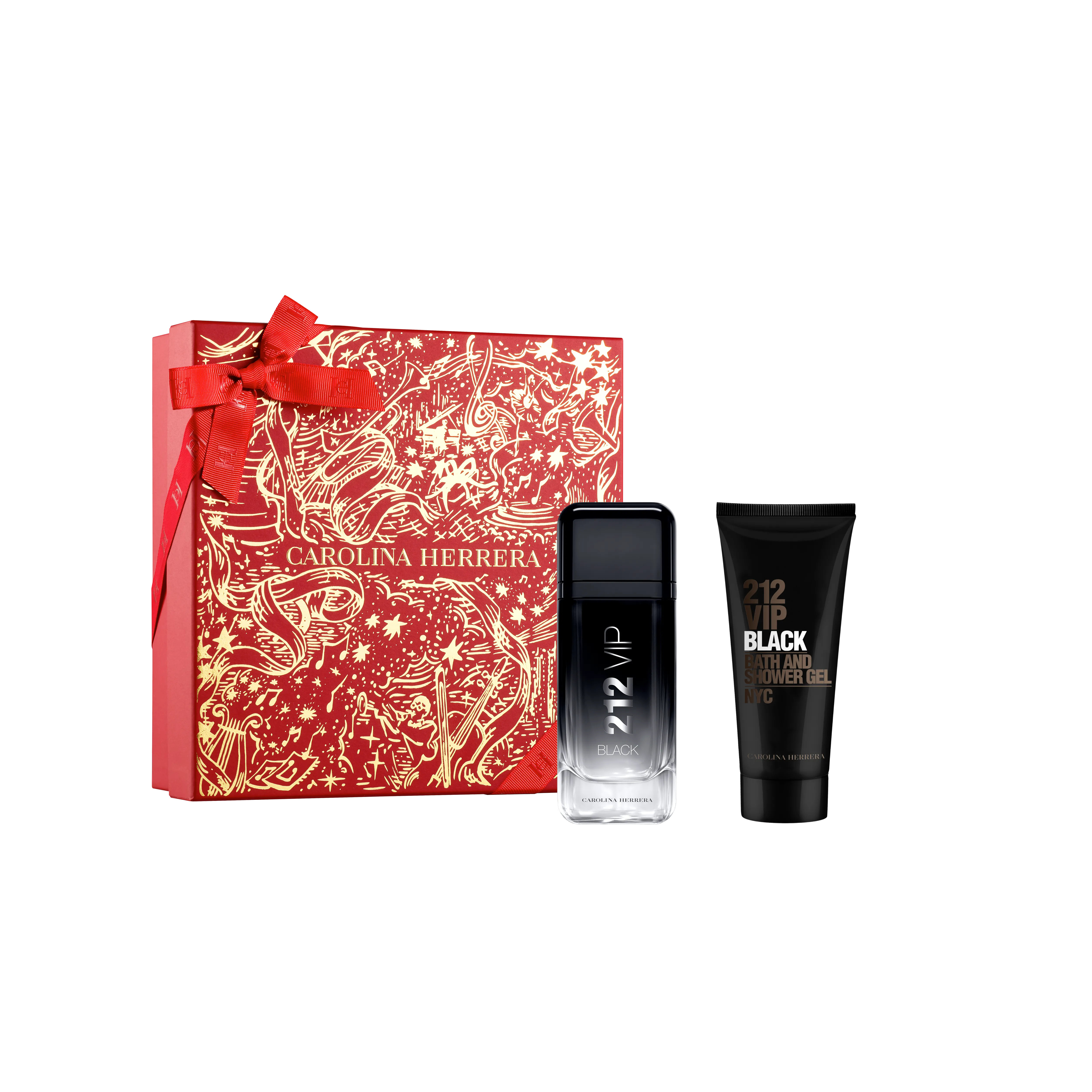 Set 212 Vip Black 100 mL + Gel Shower 100 mL Carolina Herrera