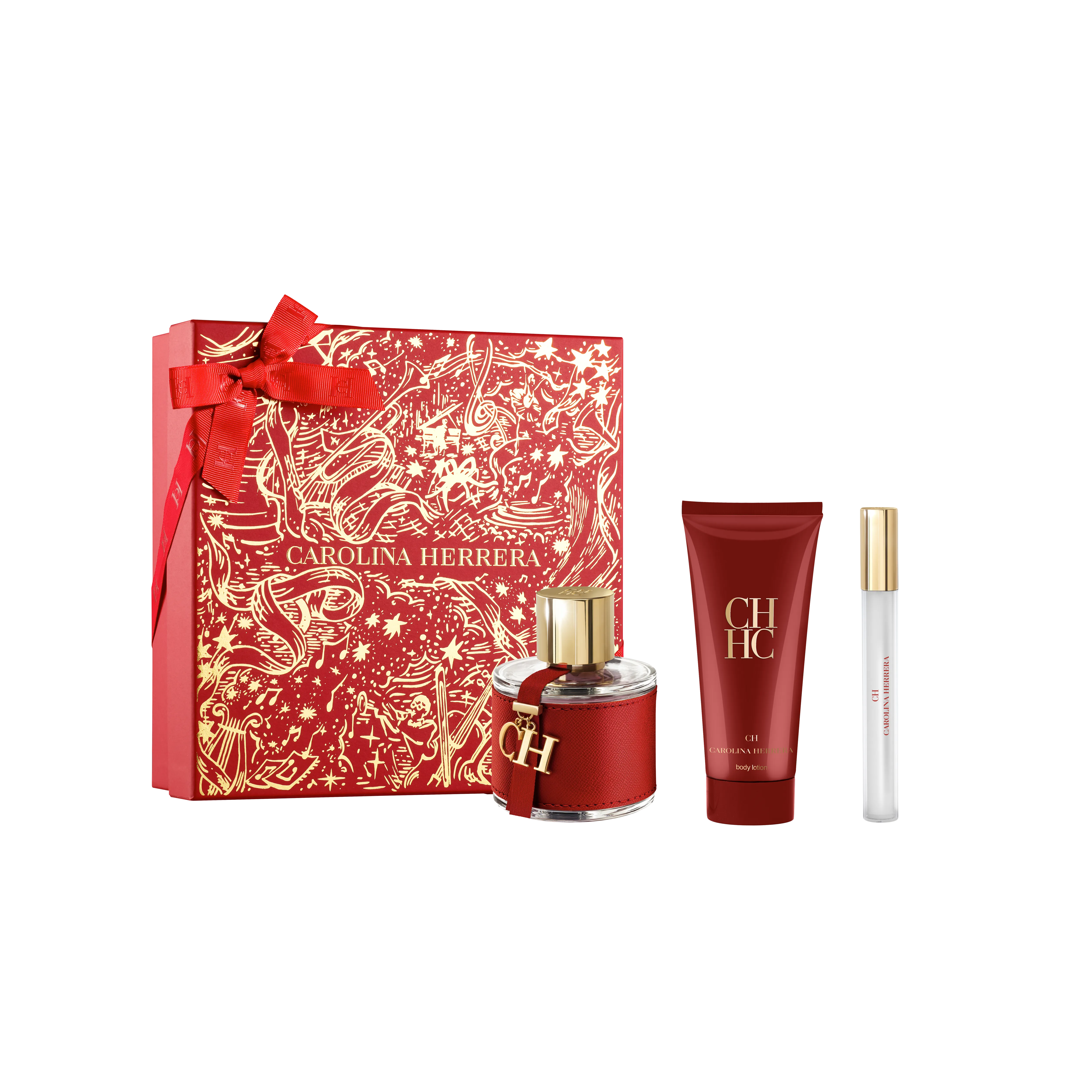 Set CH 100 mL + Locion Corporal 100 mL + Vaporizador 25 mL Carolina Herrera