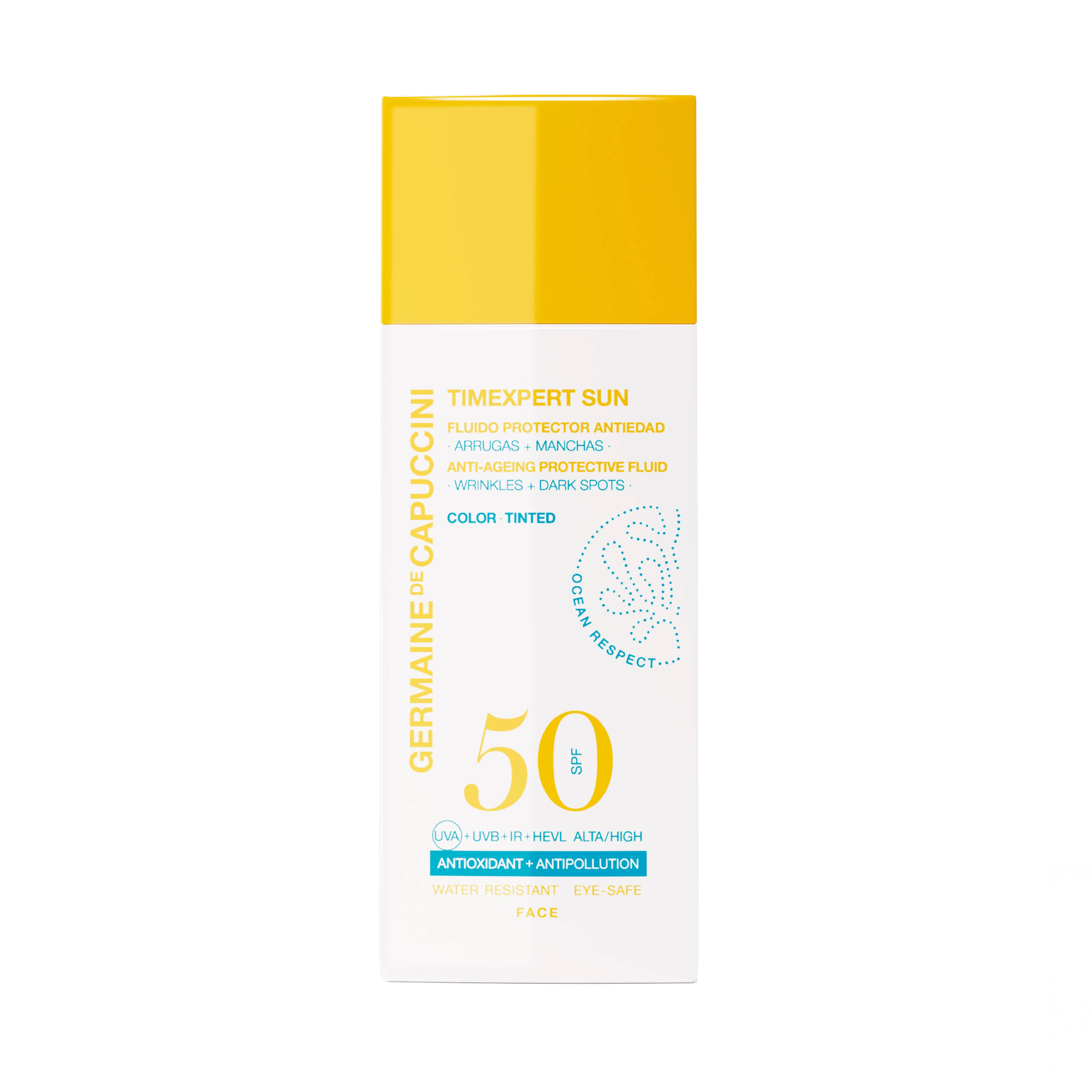 Fluido Protector Antiedad SPF50+ Germaine de Capuccini - Cont. 50 ml
