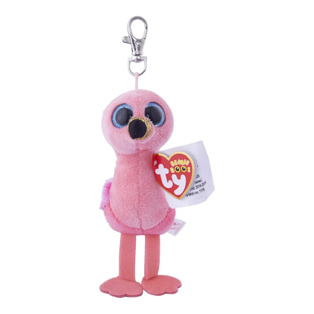 Llavero Peluche Flamengo Rosa TY