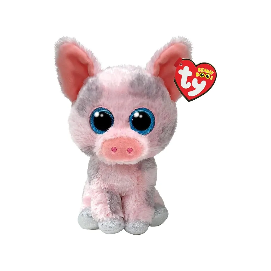 Peluche Beanie Boos Hambone Cerdo Rosa TY