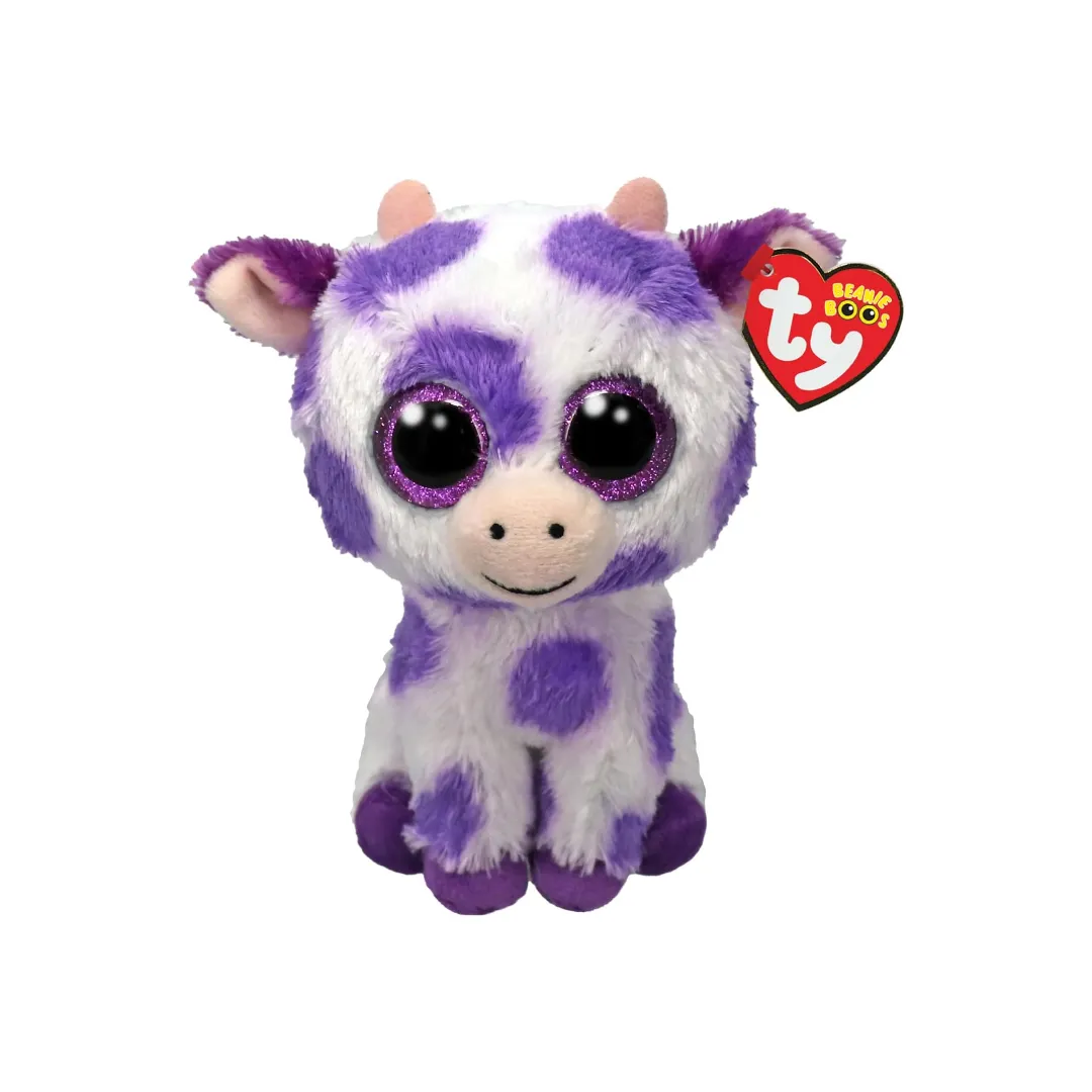 Peluche Beanie Boos Ethel Vaca Con Manch TY