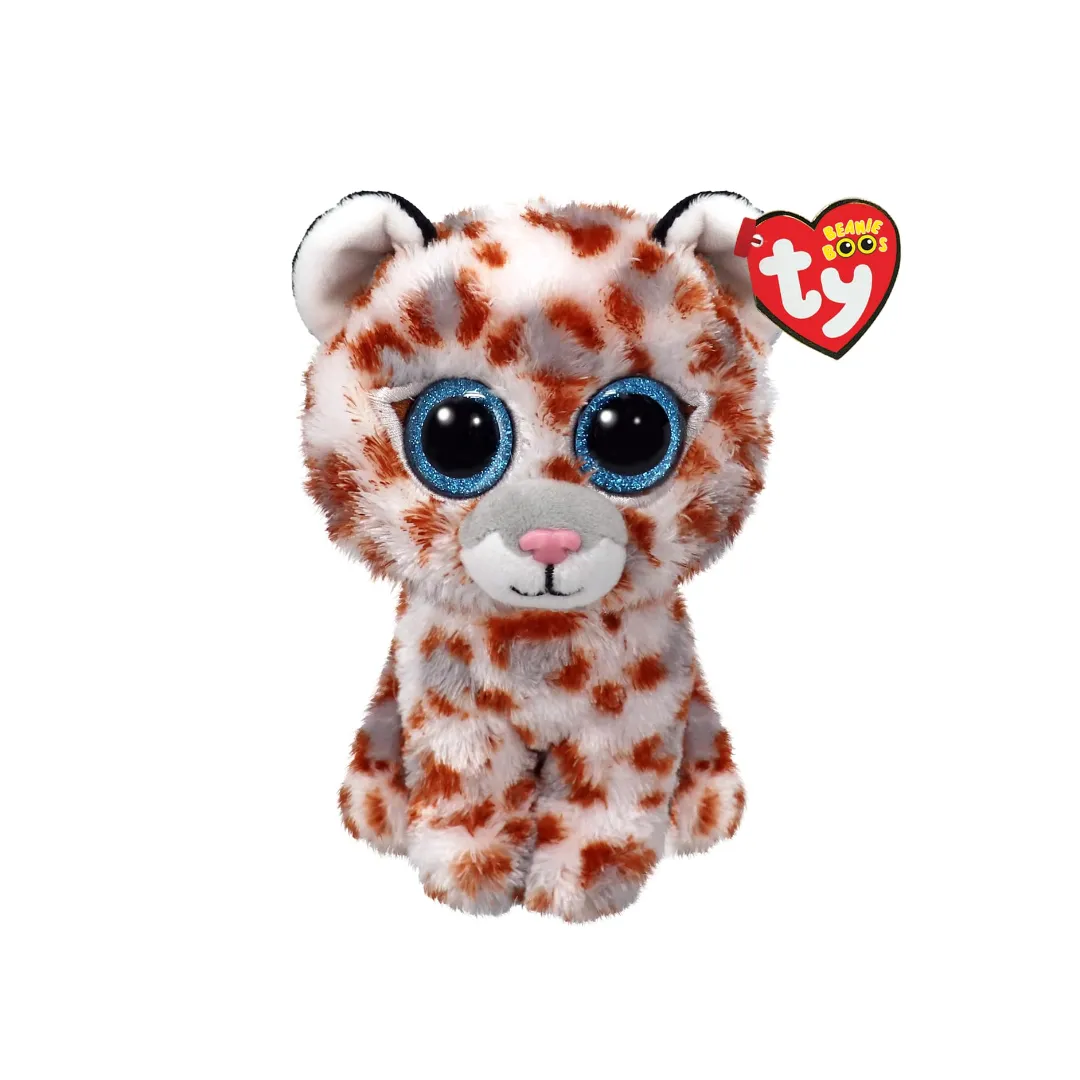 Peluche Beanie Boos Coco Leopardo Blanco TY