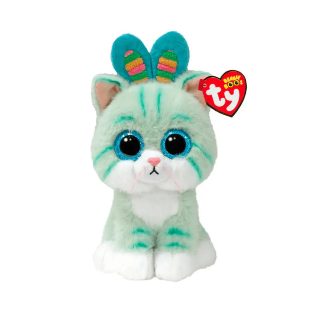 Peluche Beanie Boos Gumdrop Gato Pascua TY