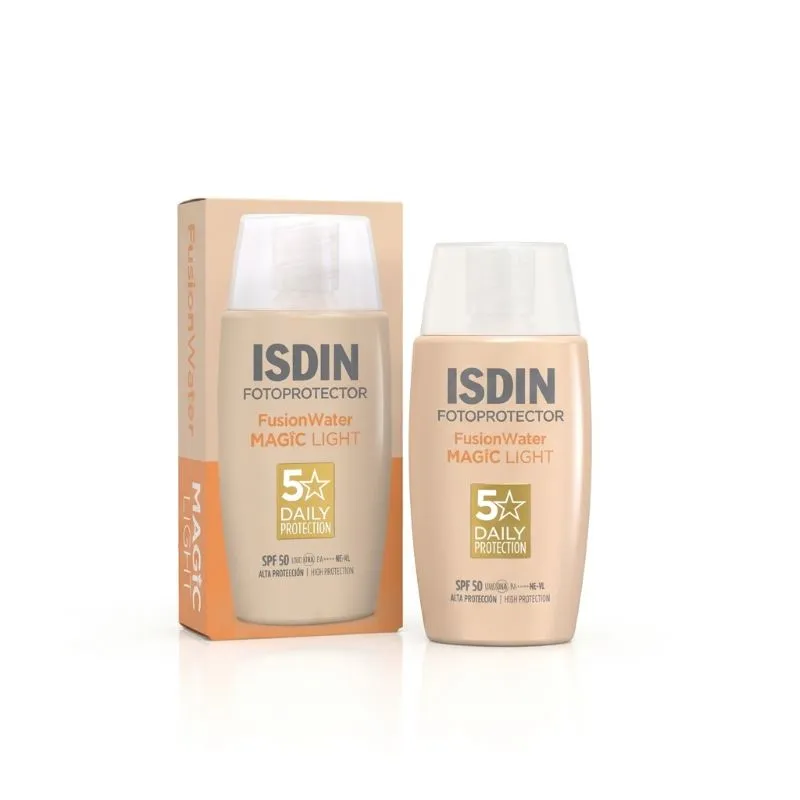 Isdin Fusion Water Light Color Piel Clara SPF - Cont.50 mL