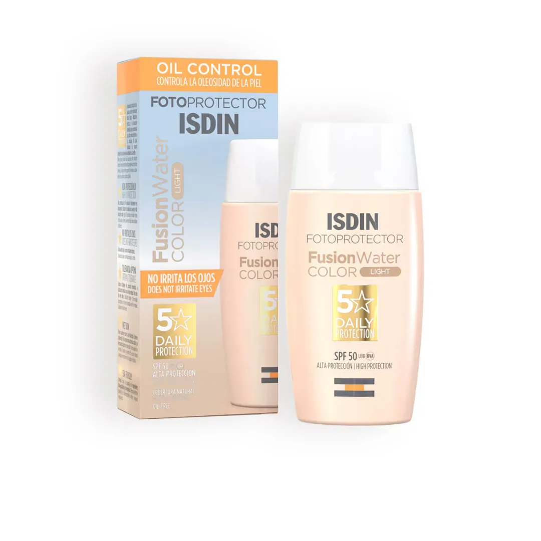 Isdin Fusion Water Light Color Piel Clara SPF - Cont.50 mL