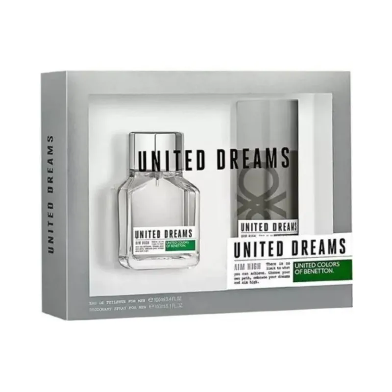 set united dreams aim high edt 100 ml + deo 150 ml beneton