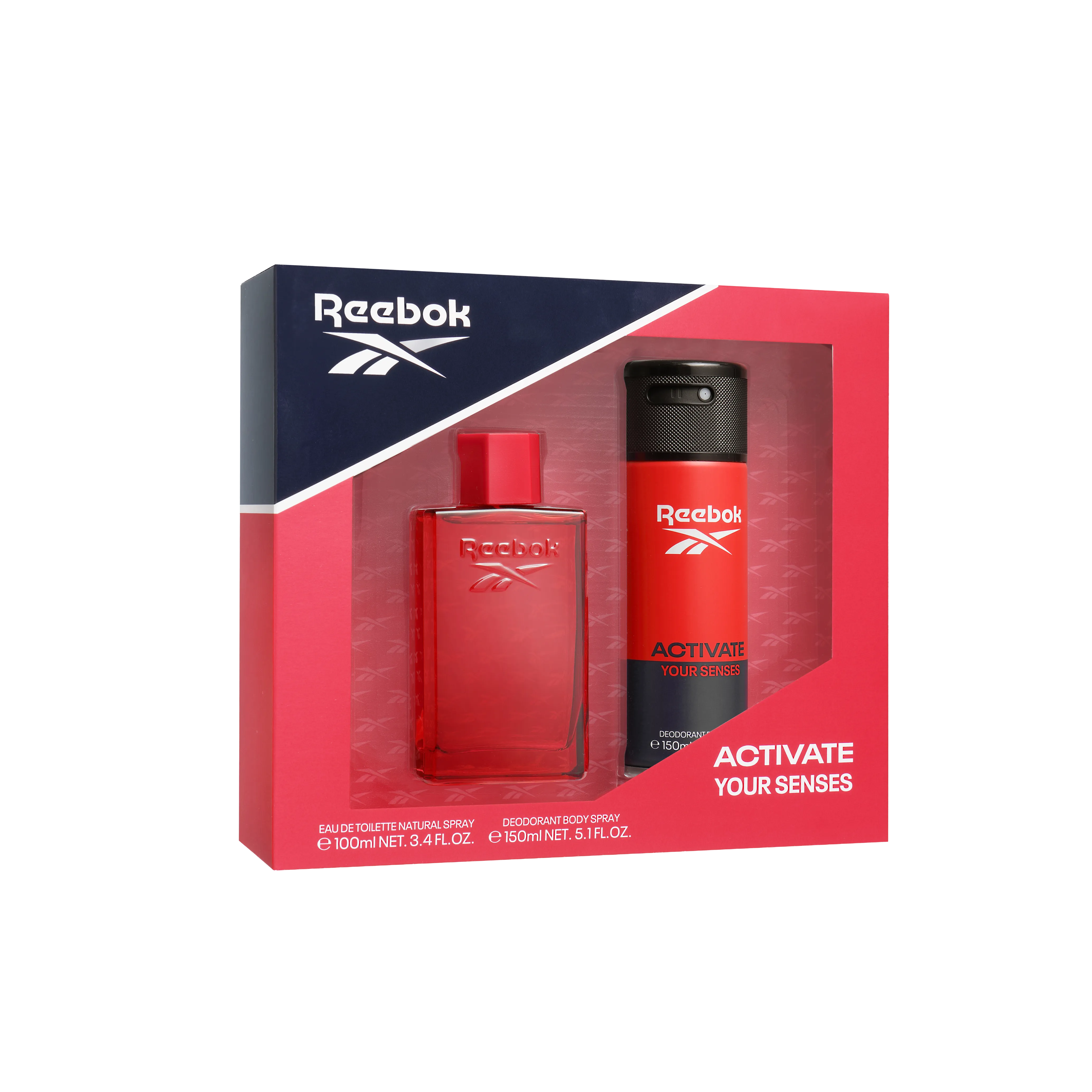 Set Activate Eau de Toilette 100 mL + Desodorante en Spray 150 mL Reebok