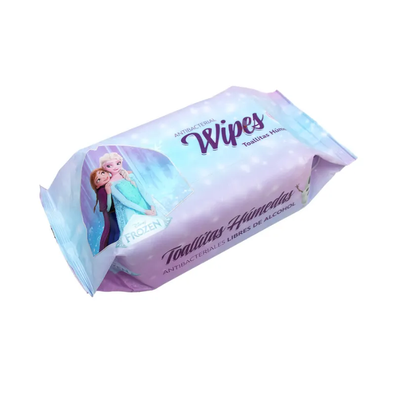toallitas húmedas antibacteriales frozen nevada - cont. 80 unidades