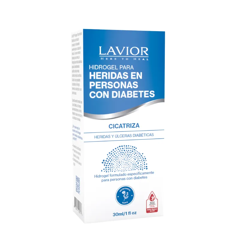 Lavior Hidrogel Heridas Para Personas Con Diabetes - Cont. 30 mL