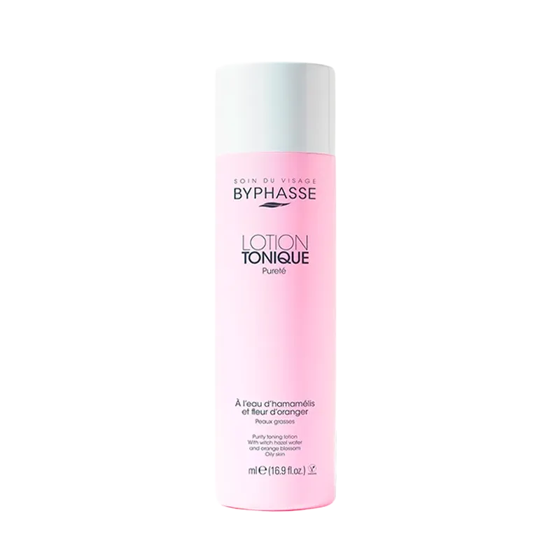 Tónico Facial Piel Grasa con Agua de Hamamellis y Flor de Naranjo  Byphasse - Cont.500mL
