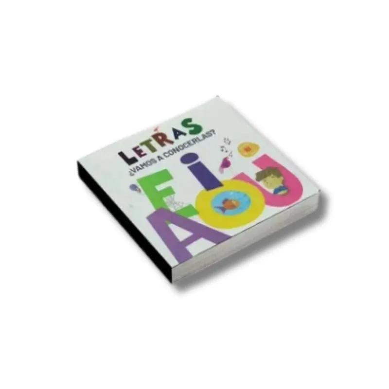 libro mundo de cartón vamos a conocer las letras - 1 unidad