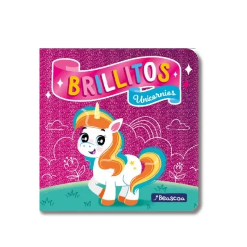 Libro Brillitos Unicornios - 1 Unidad