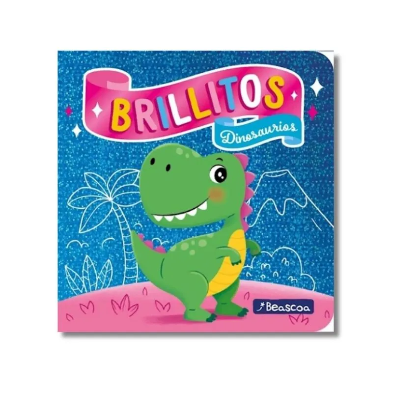 Libro Brillitos Dinosaurios - 1 Unidad