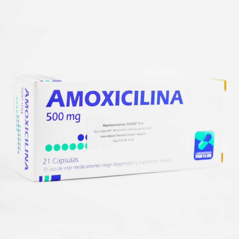 Amoxil capsulas de 500 mg