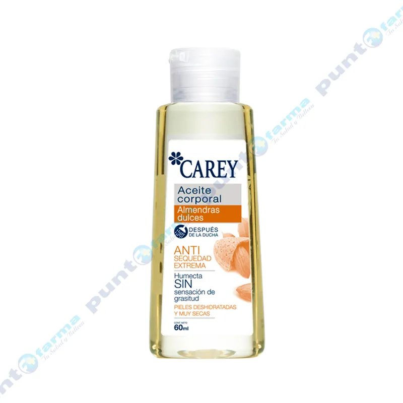 Aceite Corporal Almendras Dulces Carey - 60 mL