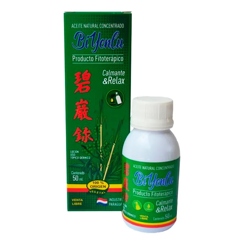 Aceite Natural Concentrado Bi Yen Lu - Cont. 50 ml