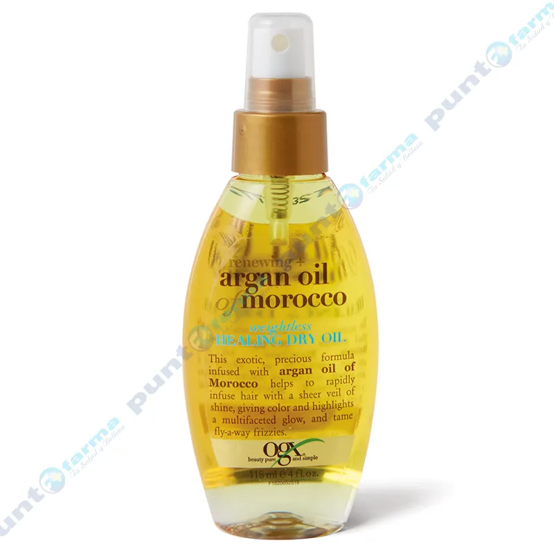 Aceite de argán renovador de Marruecos Ogx - 118mL