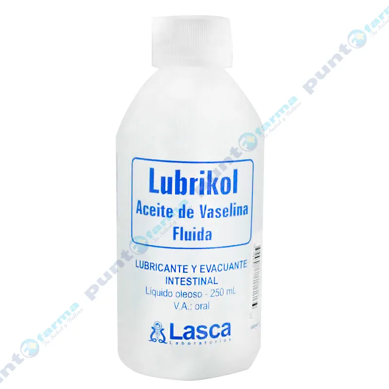 Aceite de vaselina fluida Lubrikol - Contenido 250mL