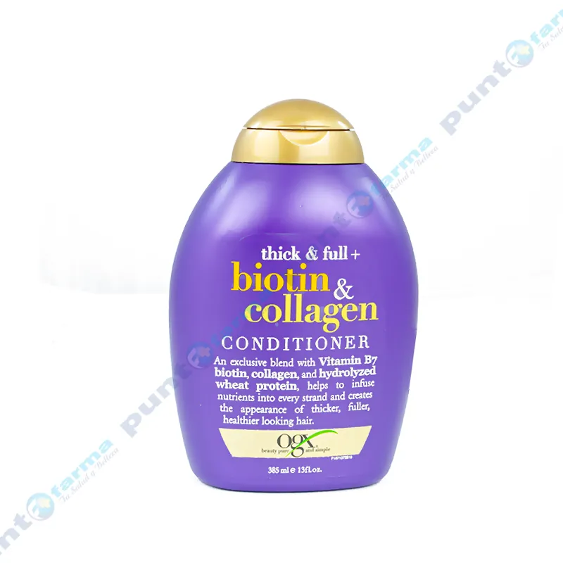 Acondicionador Biotin Collagen Ogx - 385 mL.