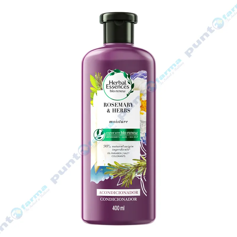 Acondicionador Rosemary & Herbs Herbal Essences - 400 mL