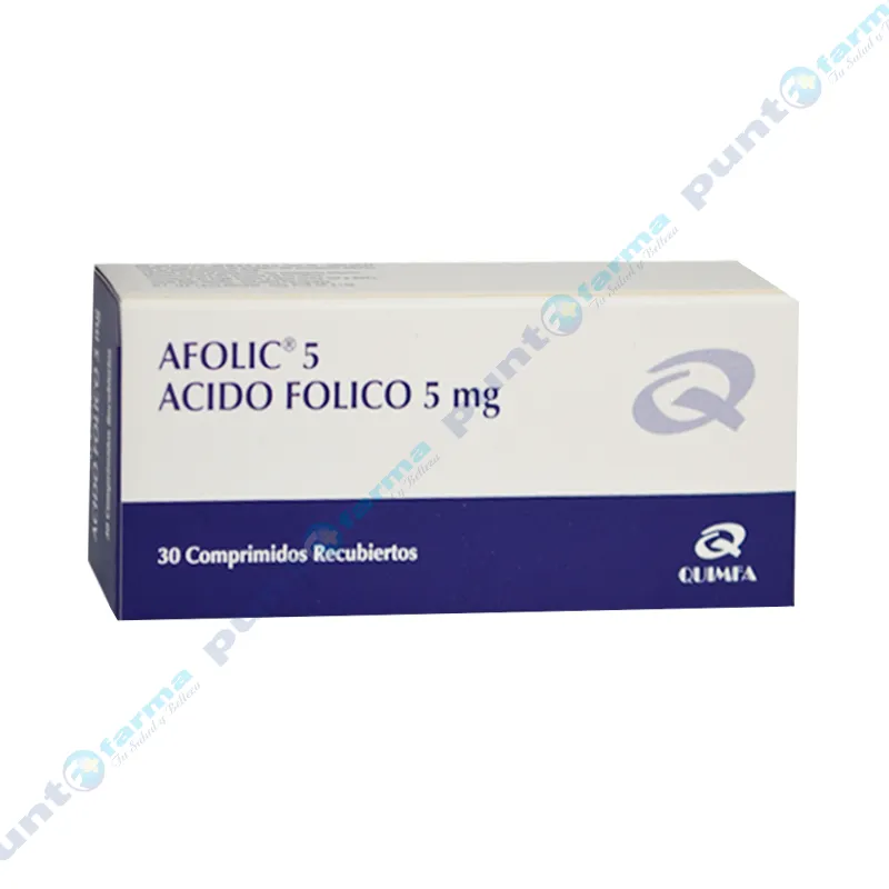 Acido Folico 5mg x 10 Tabs - Farmacias Economicas