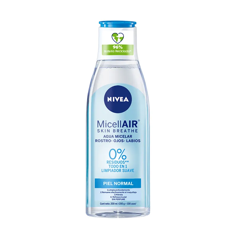 Agua Micelar Piel Normal Face Nivea - Cont.200 mL