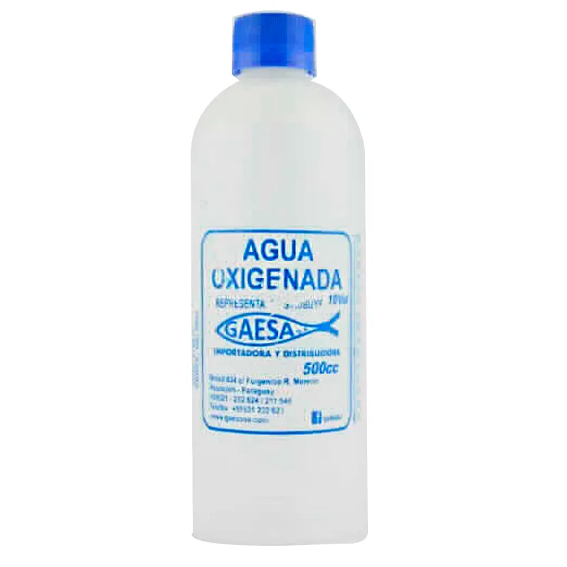 Agua Oxigenada 10 Vol - Cont. 500mL
