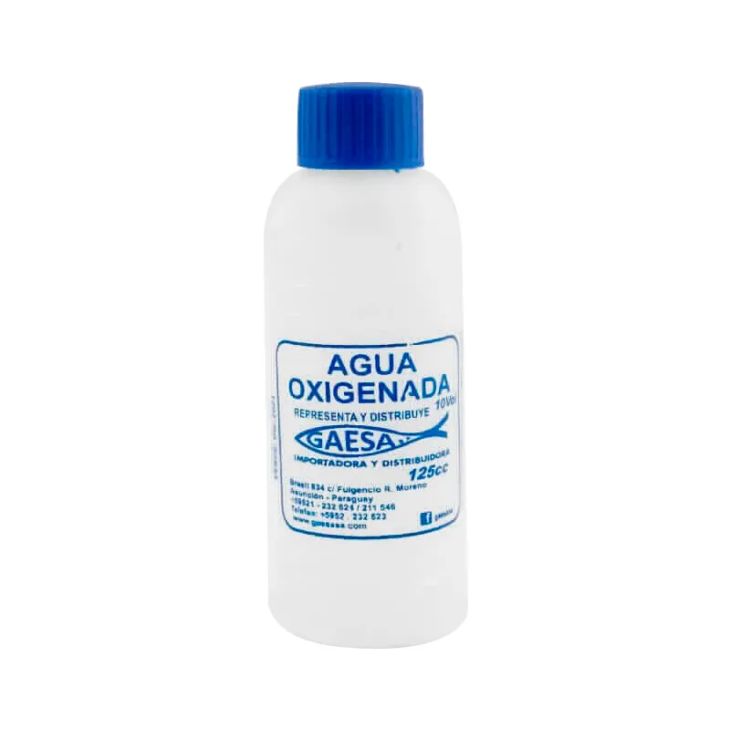 Agua Oxigenada GAESA - Contenido de 125cc