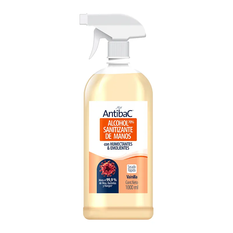 Alcohol Sanitizante De Manos Vainilla Mar Antibac  - 1000 mL.