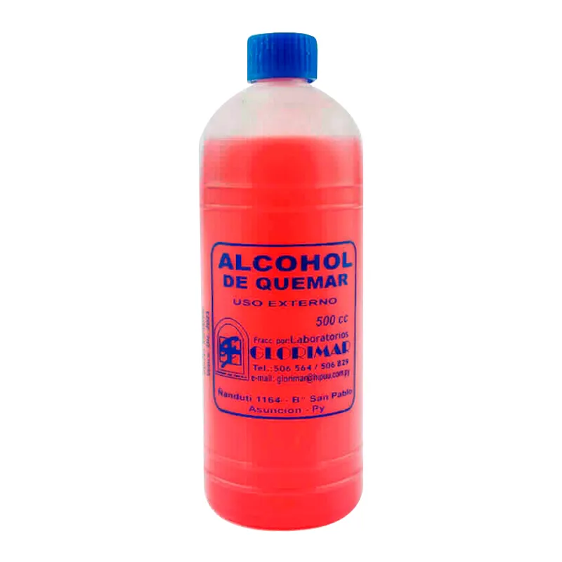 Alcohol de Quemar GLORIMAR - 500 mL