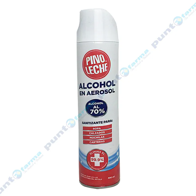 Alcohol en Aerosol Pino Leche - 400 mL