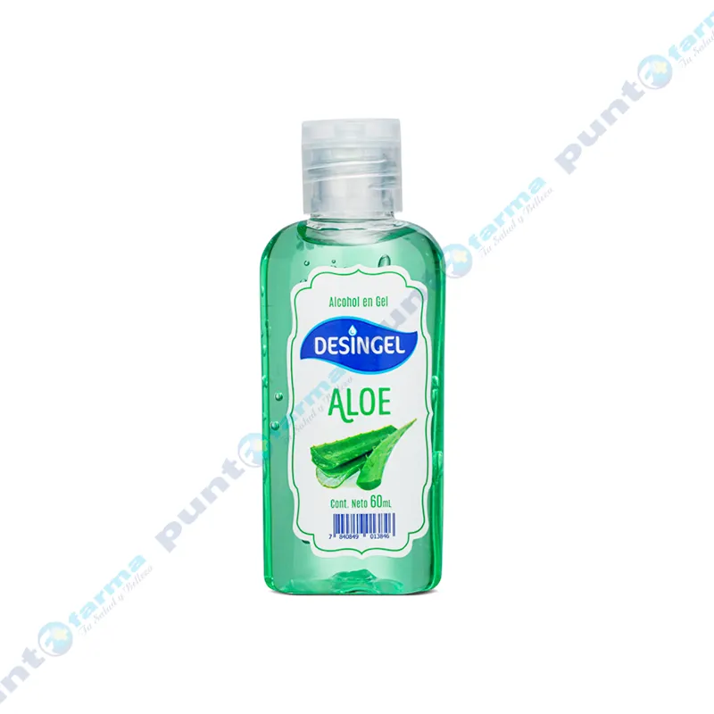 Alcohol en Gel Aloe Vera Desingel - Cont.60mL