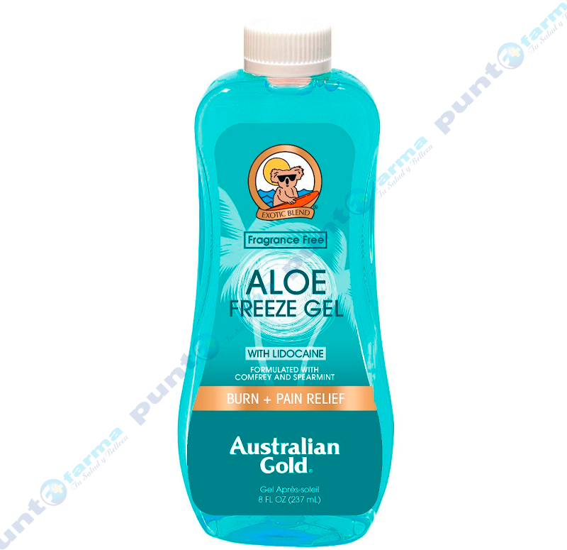 Aloe Freeze Gel With Lidocaine Australian Gold 237mL Punto Farma