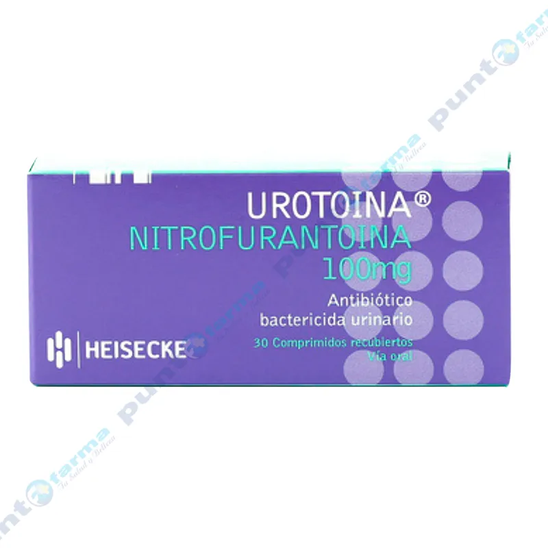 Urotoina Nitrofurantoina 100mg - 30 comprimidos recubiertos
