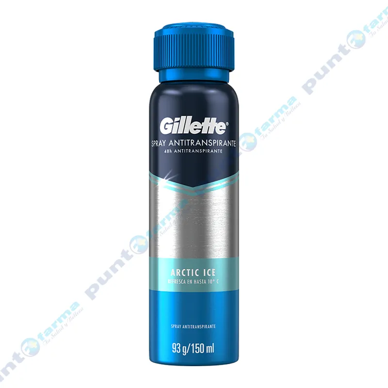 Antitranspirante Aerosol Artic Ice Gillette - Cont.150 mL