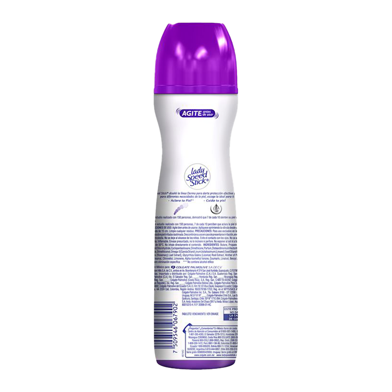 Antitranspirante Aerosol Lady Speed Stick Omega 3 150 mL Punto Farma