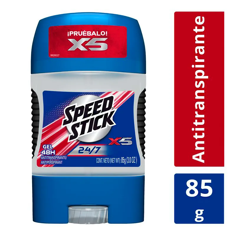 Image miniatura de Antitranspirante-Gel-Speed-Stick-Multi-Proteccion-X5-85-gr-44807.webp