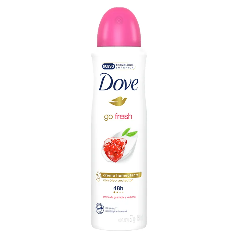 Antitranspirante Granada y Verbena Go Fresh Dove - Cont.150 mL
