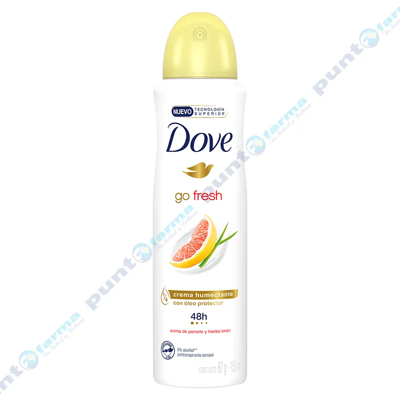 Antitranspirante Pomelo y Limón Dove - Cont.150 mL