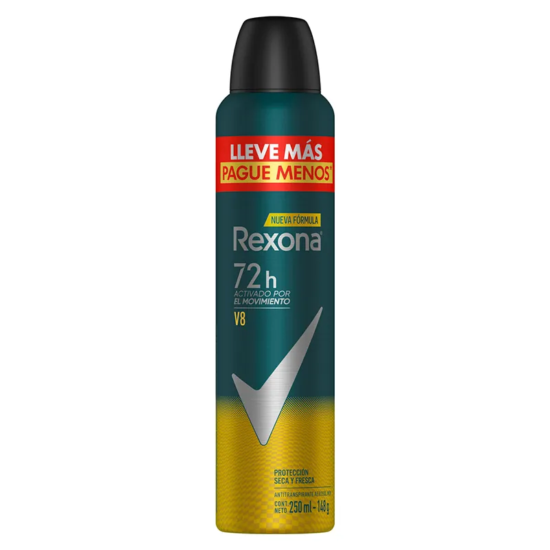 Antitranspirante V8 Rexona Men - Cont.250 mL