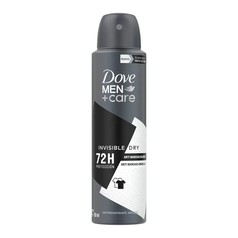 Antitranspirante en Aerosol Men Invisible Dry Dove - Cont.150 mL